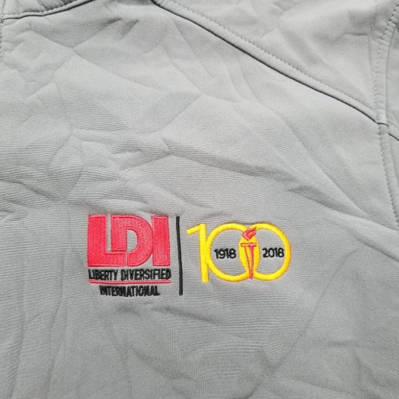 Port Authority Jacket Mens Large Gray Full Zip Pockets Outdoor Lightweight - Picture 5 of 12